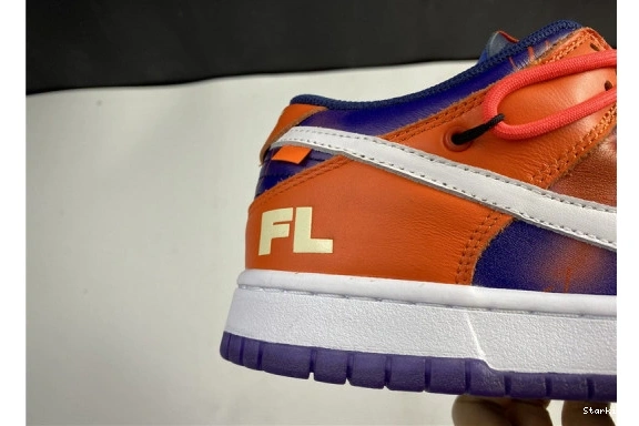 Nike  Low Perple White O-W Orange SB CT0856-801 x Dunk 0302